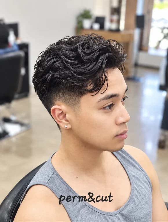 Men's Perm by Connie